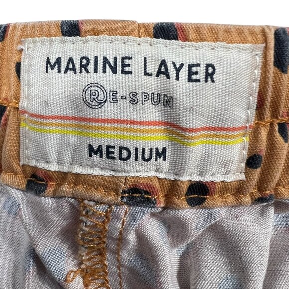 Marine Layer Allison Tulip Hem Cheetah Print Pant Size Medium - Picture 5 of 9